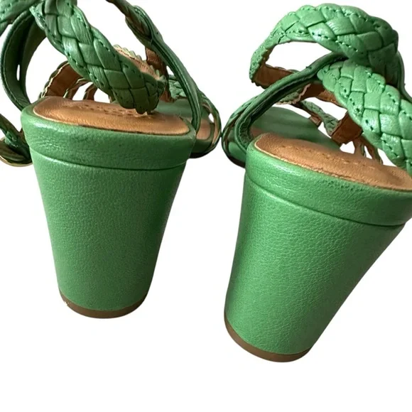 Sezane Natacha Sandals Bright Green - Picture 7 of 9